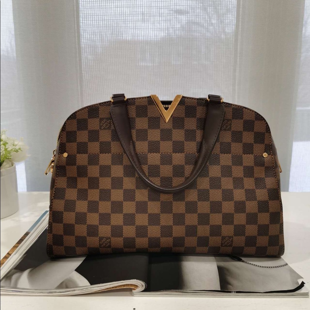 LOUIS VUITTON
DAMIER EBENE KENSINGTON BOWLING NEW